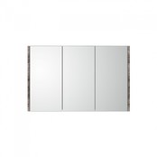 Spiegelkast Dahlia Stone 80x58cm driedelig deuren Betonlook