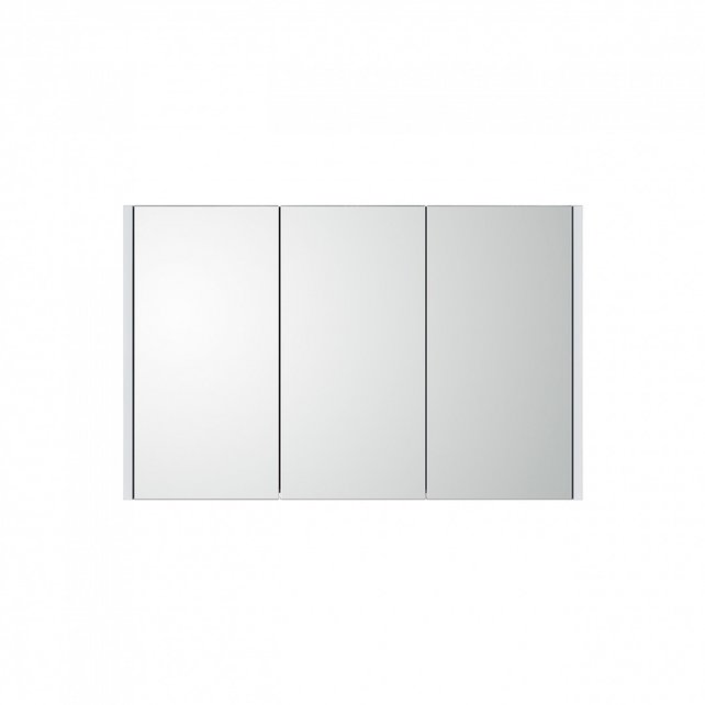 Spiegelkast Dahlia Wit 80x58x15cm 3-deurs Spiegelkast Dahlia Wit 80x58x15cm 3-deurs