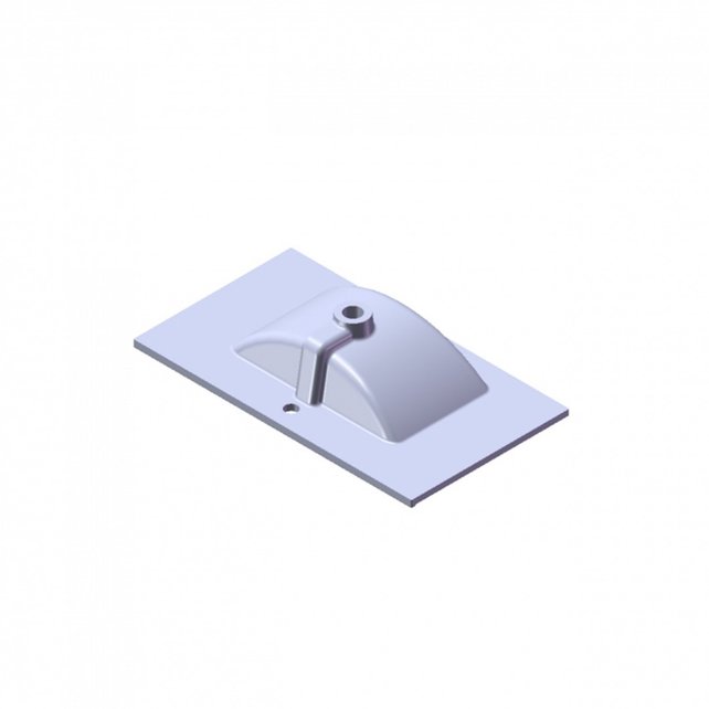 Wastafel Parijs 80x46x3cm Wit Hoogglans met kraangat Keramiek