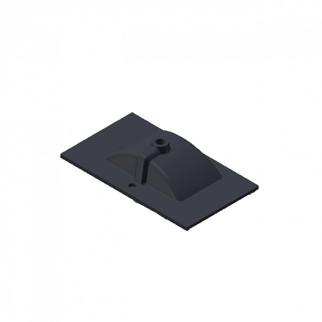 Wastafel Parijs 80x46x3cm Mat Zwart met kraangat Keramiek