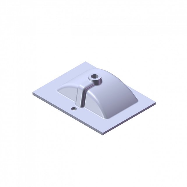 Wastafel Parijs 60x46x3cm Mat Wit met kraangat Keramiek