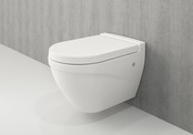 Hangtoilet Set met Bidet Compleet Wandcloset Bocchi Taormina Wit incl Toiletbril