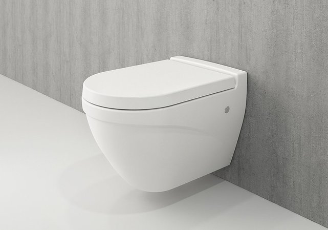 Hangtoilet Set met Bidet Compleet Wandcloset Bocchi Taormina Wit incl Toiletbril
