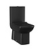 Staand toilet Creavit Lara Zwart Mat duoblok incl. softclose toiletbril aansluiting OA en PK