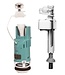 Staand toilet Creavit Lara Zwart Mat duoblok incl. softclose toiletbril aansluiting OA en PK