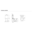 Staand toilet Creavit Lara Zwart Mat duoblok incl. softclose toiletbril aansluiting OA en PK