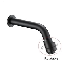 Inbouw toiletkraan Donna Zwart Mat Koud eenhendel bediening Draaiknop 1-gats