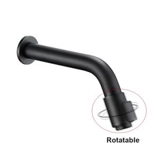 Inbouw toiletkraan Donna Zwart Mat Koud eenhendel bediening Draaiknop 1-gats