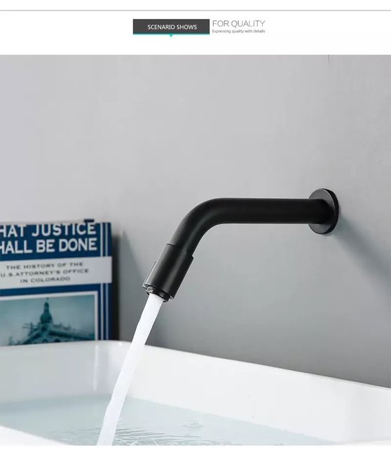 Inbouw toiletkraan Donna Zwart Mat Koud eenhendel bediening Draaiknop 1-gats