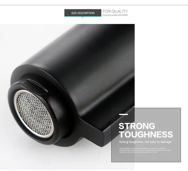 Inbouw toiletkraan Donna Zwart Mat Koud eenhendel bediening Draaiknop 1-gats