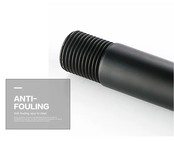 Inbouw toiletkraan Donna Zwart Mat Koud eenhendel bediening Draaiknop 1-gats