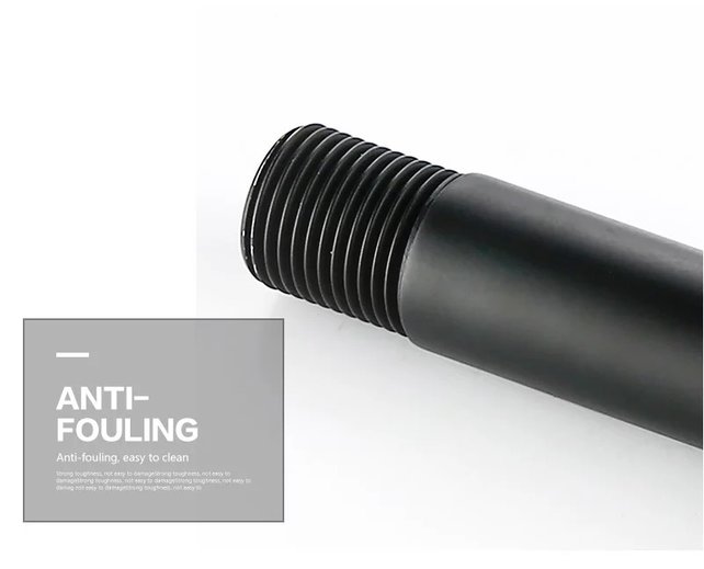 Inbouw toiletkraan Donna Zwart Mat Koud eenhendel bediening Draaiknop 1-gats