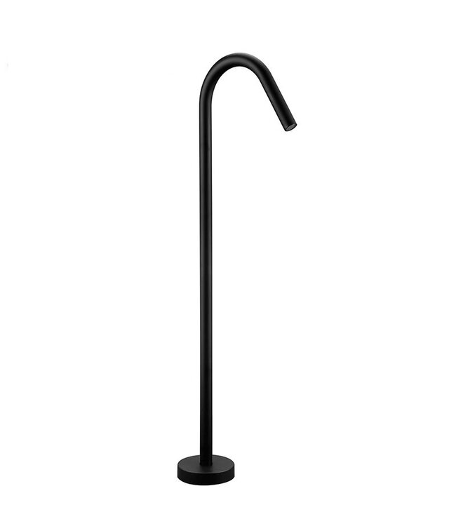 Vrijstaande Badkraan baduitloop Donna-JEE Mat ZwaVrijstaande baduitloop Donna-JEE Mat Zwart inclusief bediening Mengkraanrt inclusief bediening Mengkraan