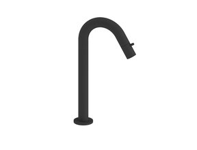 Fonteinkraan Hoog Toiletkraan Cinci Rond Mat Zwart Rond 29,6cm