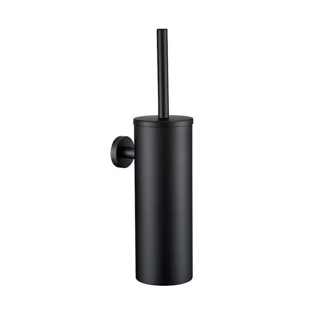 Toilet Accessoires Set Rondo Lux Mat Zwart Luxe Borstel Set luxe Toiletrolhouder Handdoekhaak en Dubbele Reserverolhouder Toilet Accessoires Set Rondo Lux Mat Zwart Luxe Borstel Set luxe Toiletrolhouder Handdoekhaak en Dubbele Reserverolhouder