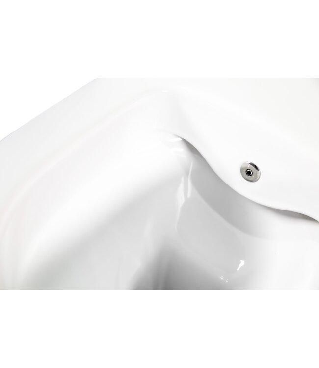 Creavit Aloni Randloos Hangtoilet met bidet Mat Wit 51x35x34 cm incl. Toiletbril softclose