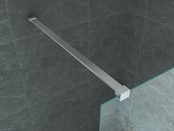 Inloopdouche Stern Mat Glas 140x200cm Chroom Profiel 8mm Veiligheidsglas Melkglas Easy Clean