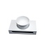 Mini Toilet Fonteinset Parro Zwart Solid Surface Handdoekhouder waskom luxe koud water Kraan Cinci Pushup en Sifon Zwart 40x22x8cm
