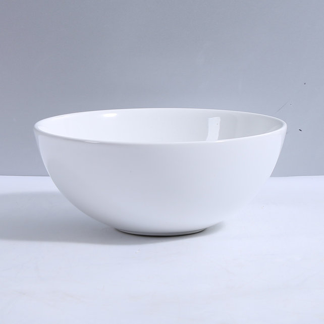 Waskom Opbouw Sienna Rond 28x10cm Keramiek Wit Waskom Opbouw Sienna Rond 28x10cm Keramiek Wit