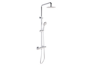 Opbouw Regendouche set Leva Chroom 30 cm Hoofddouche Thermostaatkraan incl. Handdouche