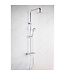Opbouw Regendouche set Leva Chroom 30 cm Hoofddouche Thermostaatkraan incl. Handdouche