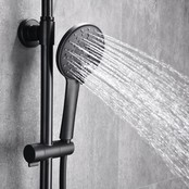 Opbouw Regendouche set Lima Mat Zwart 20 cm Hoofddouche Thermostaatkraan incl. Handdouche Opbouw Regendouche set Lima Mat Zwart 20 cm Hoofddouche Thermostaatkraan incl. Handdouche