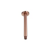 Douchearm Effeze Plafond 20cm Rond Messing Brons Geborsteld Douchearm Effeze Plafond 20cm Rond Messing Brons Geborsteld