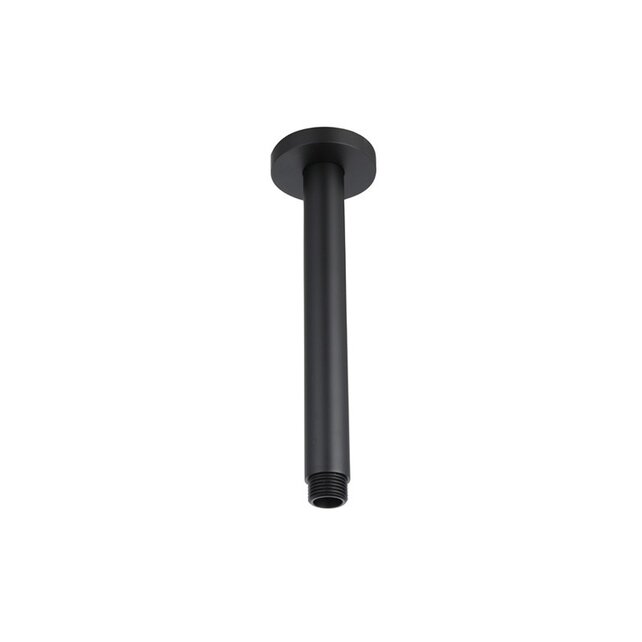 Douchearm Effeze Plafond 20cm Rond Messing Brons Geborsteld Douchearm Effeze Plafond 20cm Rond Messing Brons Geborsteld