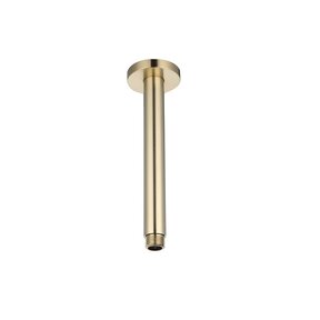 Douchearm Effeze Plafond 20cm Rond Messing Goud Geborsteld