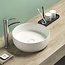 SaniPRO Sanipro Waskom Minerva Glans Wit rond 39x12cm keramiek incl bijpassend click waste
