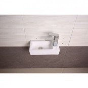 Fontein Rechthoek Rechts 36,5x18x9cm - Toiletfontein kopen? Fonteinen aanbieding