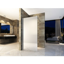 Inloopdouche Spiegelglas Douchewand 90cm 8mm veiligheidsglas Easy Clean Nano-coating