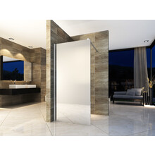 Inloopdouche Spiegelglas Douchewand 120cm 8mm veiligheidsglas Easy clean Nano coating
