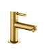 ALONI Fonteinkraan 11,3cm gebeborsteld Goud eenhendel bediening Laag Koud