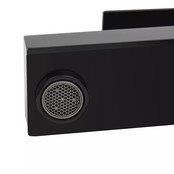 Wastafelkraan SQUARE laag 17,7cm Vierkant Zwart Mat eenhendel bediening