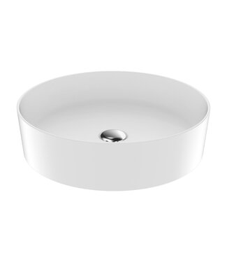 CREAVIT Ronde Waskom LOOP Wit 45x11cm Keramiek