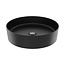 CREAVIT Waskom LOOP Zwart Mat rond 45x11,5x0,5cm Keramiek