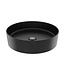 CREAVIT Ronde Waskom LOOP Zwart Mat 45x11,5x0,5cm Keramiek