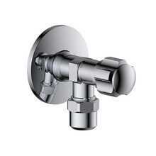 SaniPro Effeze Hoekstopkraan Chroom 1/2"X3/8" rozet + knel