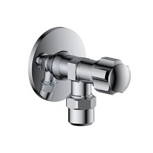 SaniPro Effeze Hoekstopkraan Chroom 1/2"X3/8" rozet + knel