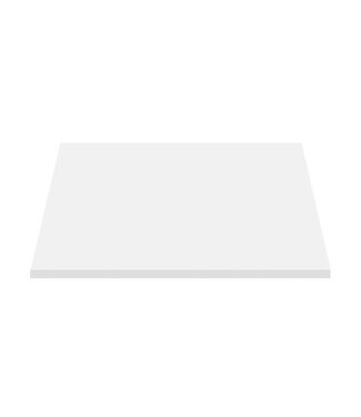 CREAVIT Wastafelblad Sally Mat Wit 60x46x3cm MDF Creavit