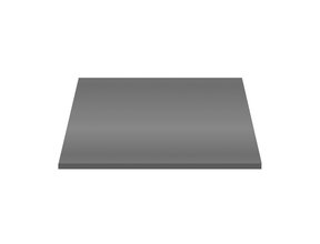 Wastafelblad Sally Hoogglans Grijs 60x46x3cm MDF Creavit