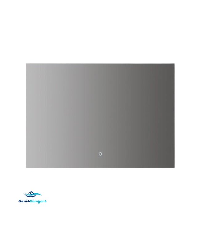 Badkamerspiegel Kiki Lux 120x70cm Dimbaar geïntegreerde Led-Verlichting 3 kleuren Spiegelverwarming touch lichtschakelaar