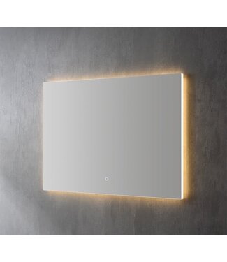 SANI-SUPPLY Badkamerspiegel Kiki Lux 120x70cm Dimbaar geïntegreerde Led-Verlichting 3 kleuren Spiegelverwarming touch lichtschakelaar