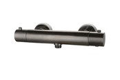 SaniPro Effeze Gunmetal thermostaatkraan douche rond opbouw 15-HOH messing SaniPro Effeze Gunmetal thermostaatkraan douche rond opbouw 15-HOH messing