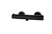 SaniPro Effeze Gunmetal thermostaatkraan douche rond opbouw 15-HOH messing SaniPro Effeze Gunmetal thermostaatkraan douche rond opbouw 15-HOH messing
