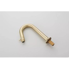 SaniPro Toiletkraan Cinci Laag Goud geborsteld messing 21cm