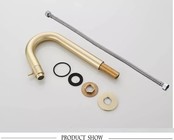 SaniPro Toiletkraan Cinci Laag Goud geborsteld messing 21cm