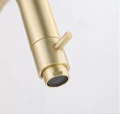 SaniPro Toiletkraan Cinci Laag Goud geborsteld messing 21cm