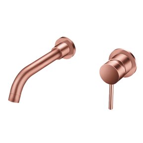 Inbouw wastafelkraan Rome Geborsteld Koper Creavit Aloni Mengkraan uitloop 22cm